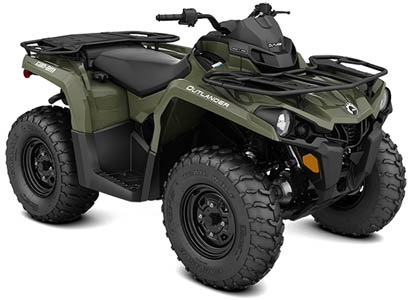 Can Am Quad Outlander 450 STD green