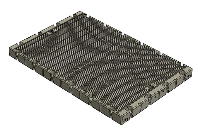 Low profile dio pontoona - Dock 80 x 120