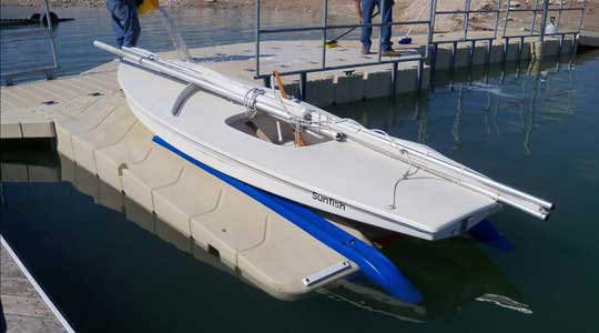 Ez BoatPort 2000 - pontoon for glisere