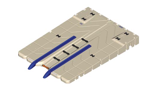 Pontoon for boats or speedboat - Ez BoatPort BP3000